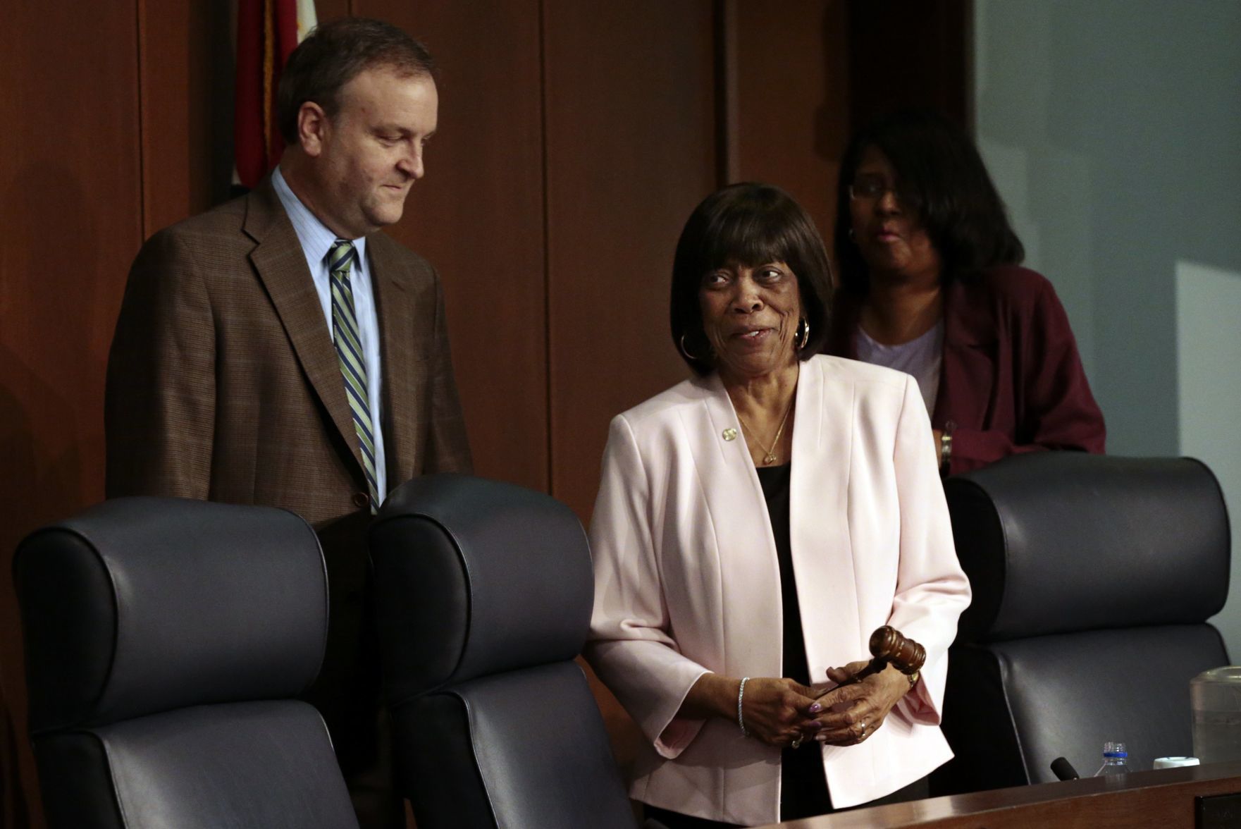 Sam Page attends first county council meeting as county executive